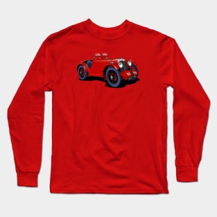 MG C-Type vintage sports car Long Sleeve T-Shirt